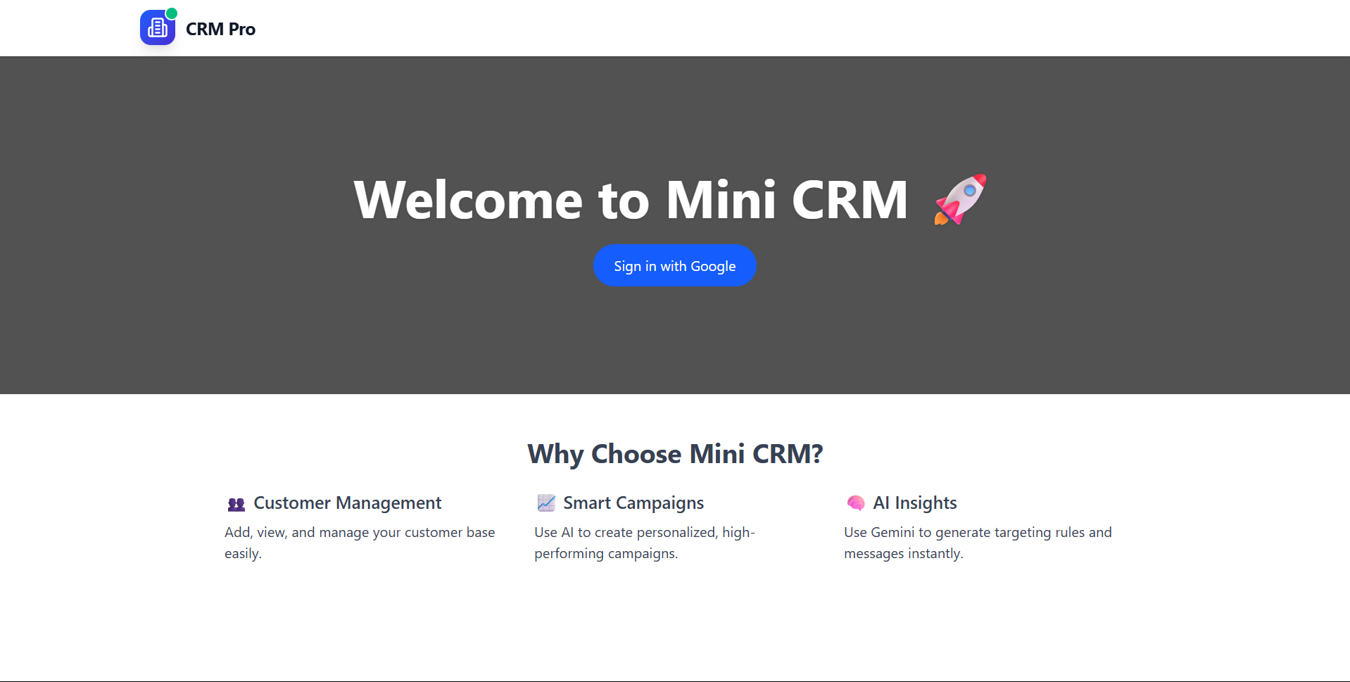 CRM Campaign Manager